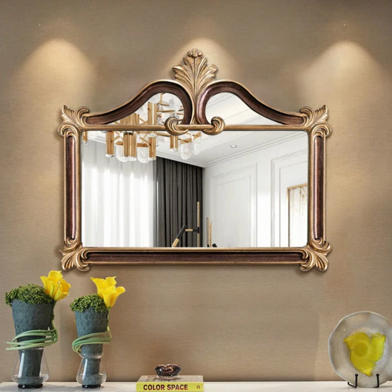 House Decor Dressing Mirror Adhesive Flexible Circular Mirrors Accessorie Room Big Floor Hand Large Full Body Espejo Wall Vanity