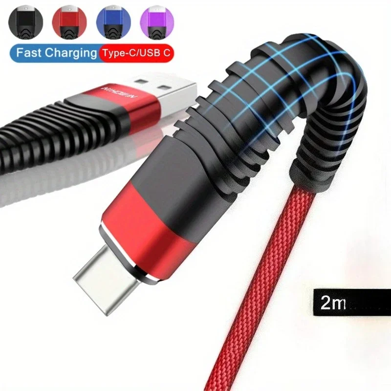 High-speed USB Type-C fast charging data cable, suitable for Samsung, Redmi and other Android phonesZZZ