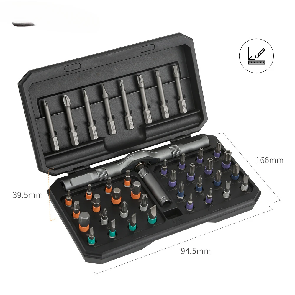 42-in-1 Labor-Saving Ratchet Multi-Purpose Screwdriver Screwdriver Set Household Hardware Tools