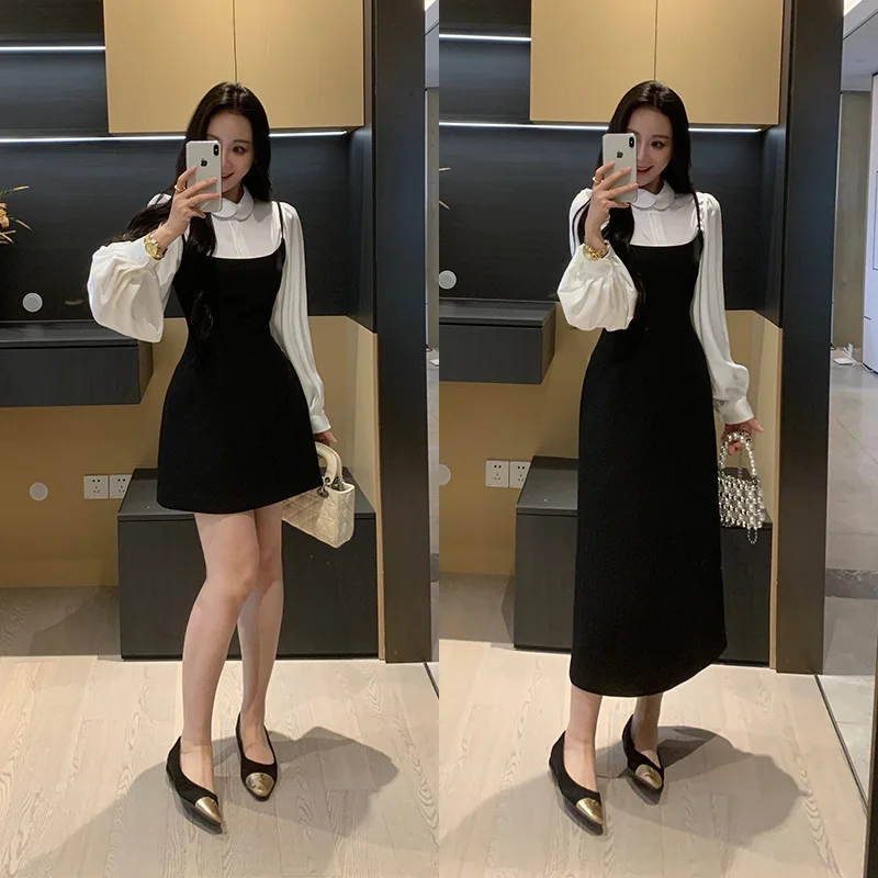 

Spring Silk irt And ter Dr Set Women's A4 Waist Faionable Two-Piece Suit Ele Casual Outfit for Ladies