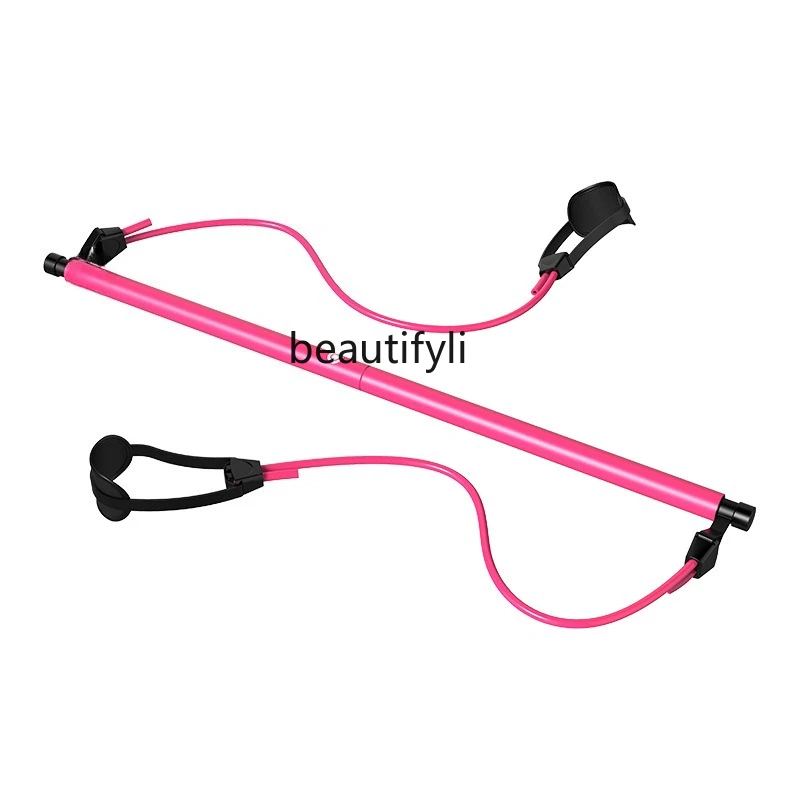 

Pilates Stick Yoga Beauty Back Correction Body Fitness Stick Elastic Training Hip Lifting Rope