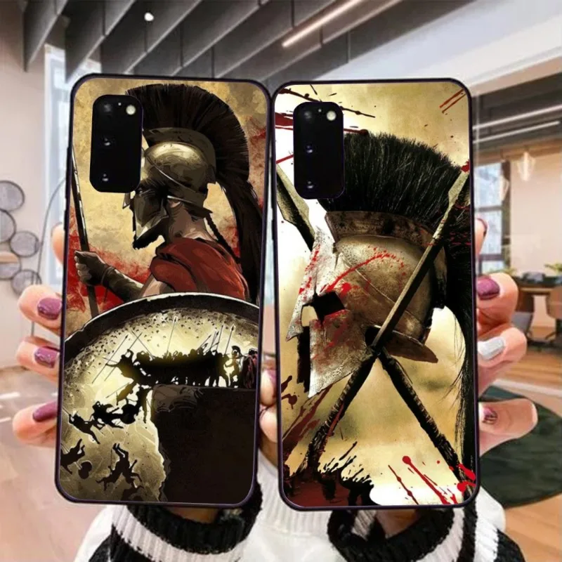 Spartan Warrior Smart Phone Case for Realme GT 2 9i 8i 7i Pro X50 X2 C35 C21 C20 C11 C3 Black Soft Phone Cover Funda