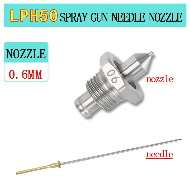 LPH50, RG3L,LPH80 Spray Gun Kit Accessories, LPH-50,LPH-80, RG-3L, Nozzle Needle Kit