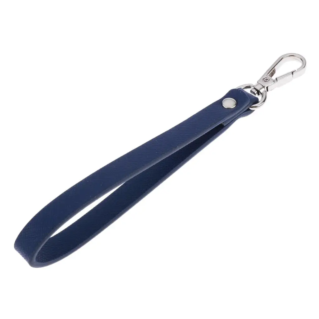

Replacement Leather Strap for Keychain Wrist Strap with Lock - Navy