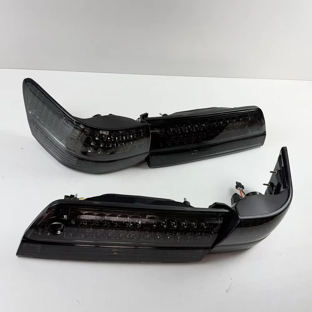 4PCS Smoked LED Tail Lights For Toyota Mark II JZX100 GX100 1998 1999 2000 Rear Brake Turn Signal Driving Lamp