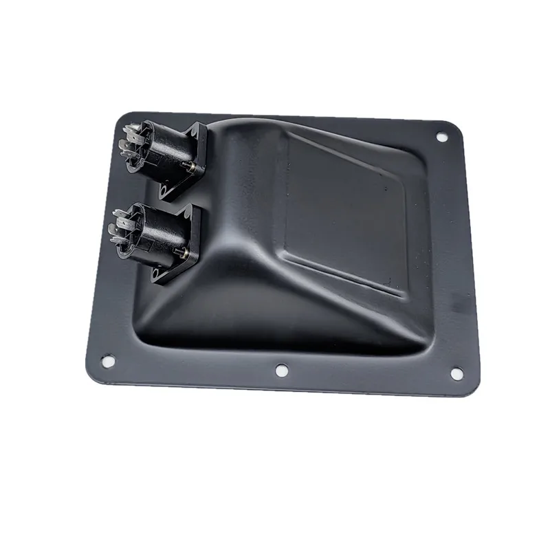 1PC Square Speaker Terminal Double NL4 Socket Input Plate 170*140 For Portable Speaker Line Array Console Mixer Audio
