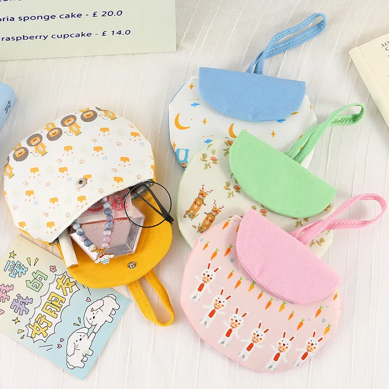 Tas Mini Lucu Portabel untuk Penyimpanan, Dompet Koin, Kunci, Kosmetik, dan Perlengkapan Menstruasi untuk Wanita