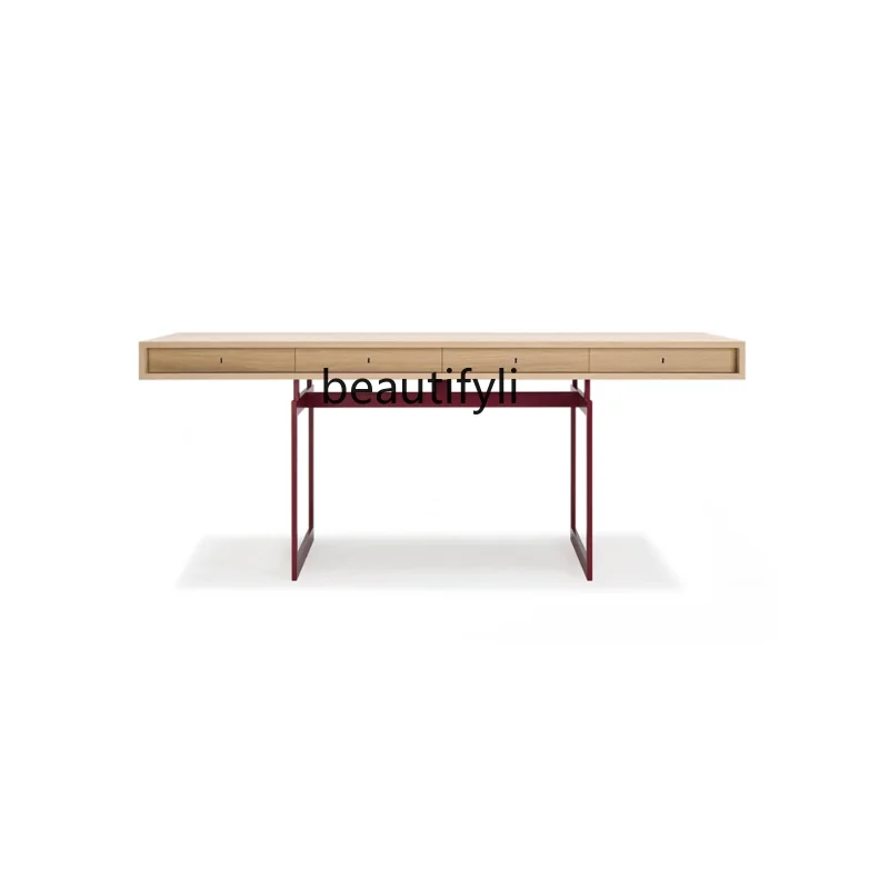 

Nordic Mid-Ancient Desk Italian Minimalist Custom Desk Modern Minimalist Desk Custom Desk living room furniture coffee table