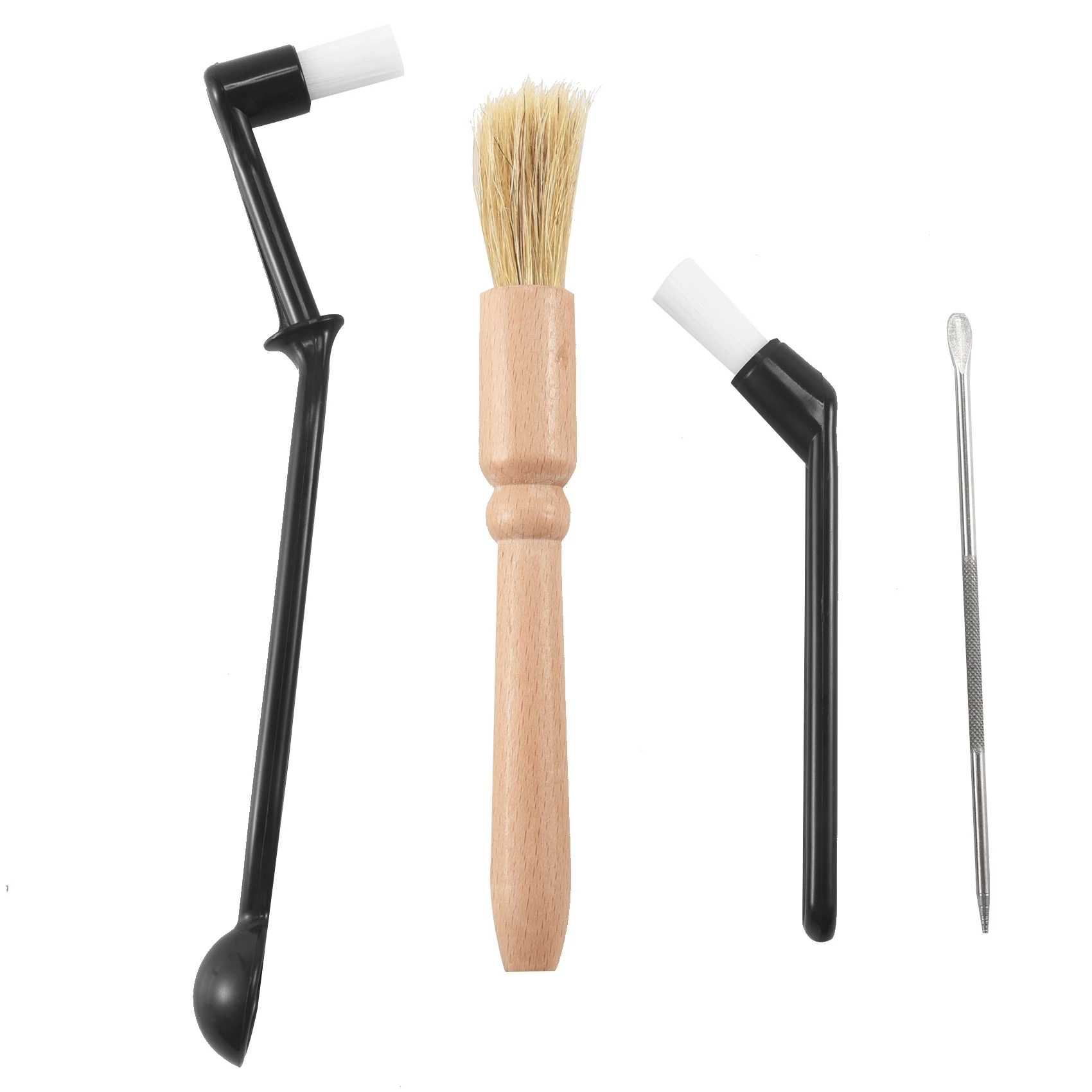 A98E-4 Pcs Coffee Machine Cleaning Set Coffee Grinder Brush Coffee Machine Group Head Cleaning Brush