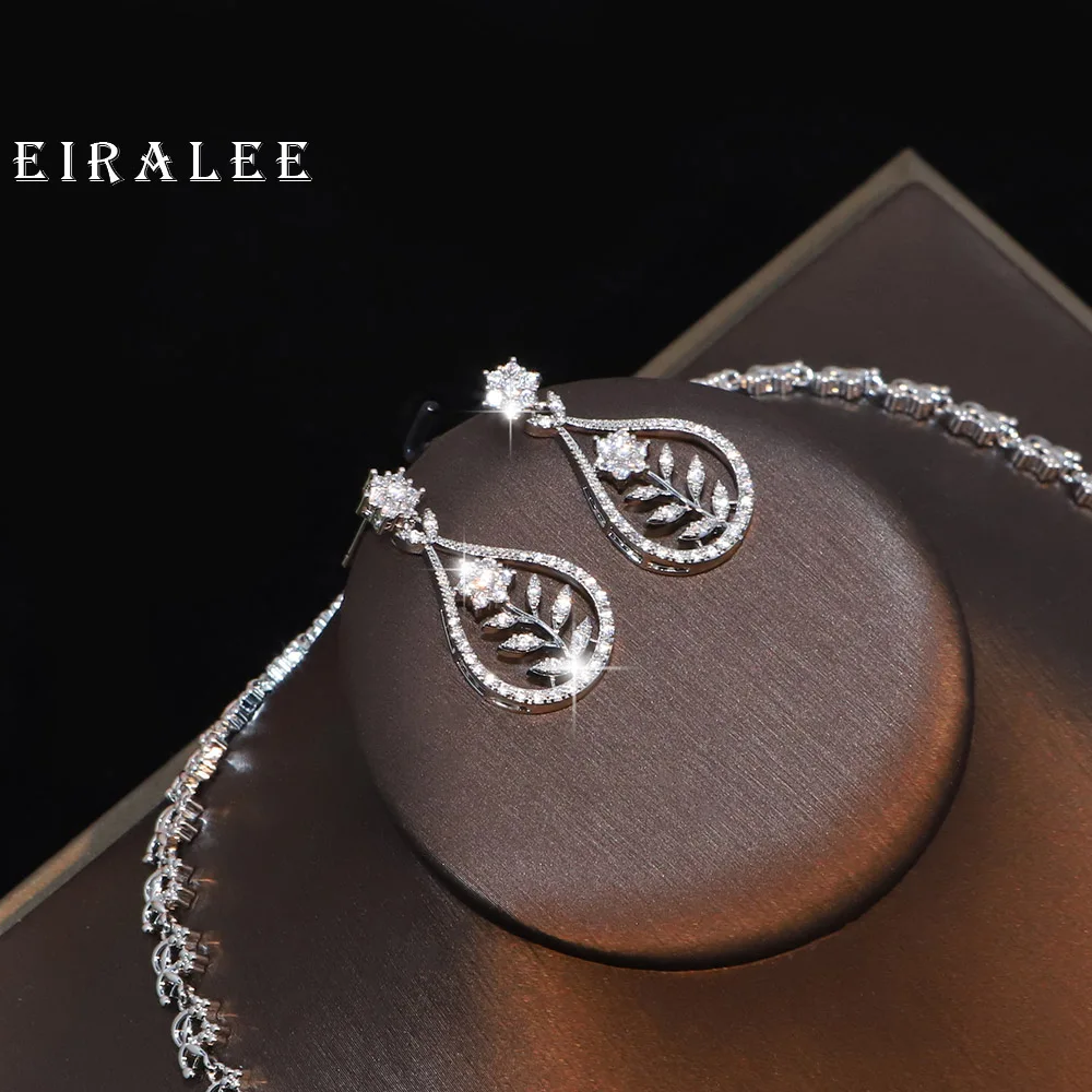 

EIRALEE Новый модный комплект украшений с жемчугом: ожерелье 38,5 см и серьги (2 предмета) для женщин, набор для свадьбы, вечеринки, подарок