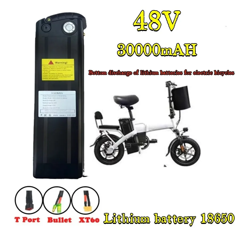 Powerful Lithium Battery for Electric Bikes for 48V 30AH 350W 500W 750W 1000W