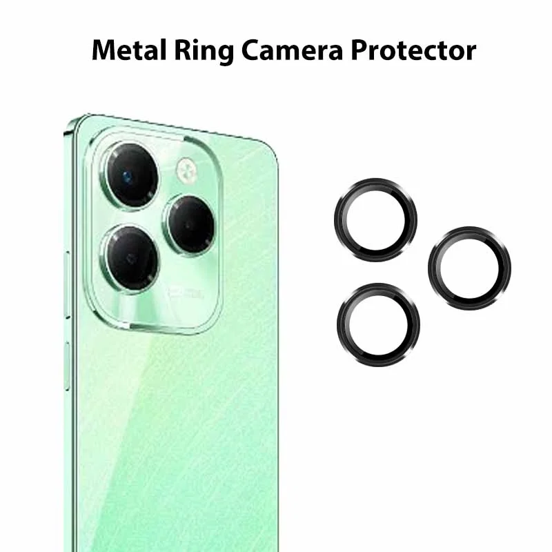 Hot40Pro Metal Frame Ring Case Camera Protector Cover For Infinix Hot 40 Pro 40i 40Pro 4G Aluminum Alloy Lens Protective Glass ﻿