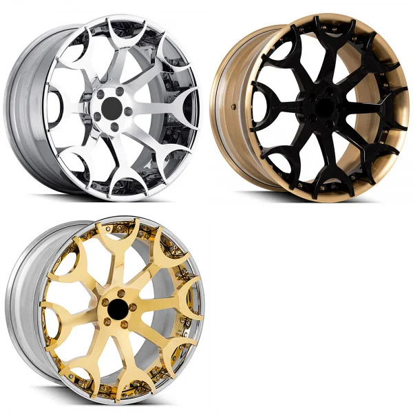 

SY-02068 2-Pieces Capolavaro-ECL Custom Forged Wheels for 16 18 20 22 Car Rims for Benz Maserati Aston Martin Infiniti
