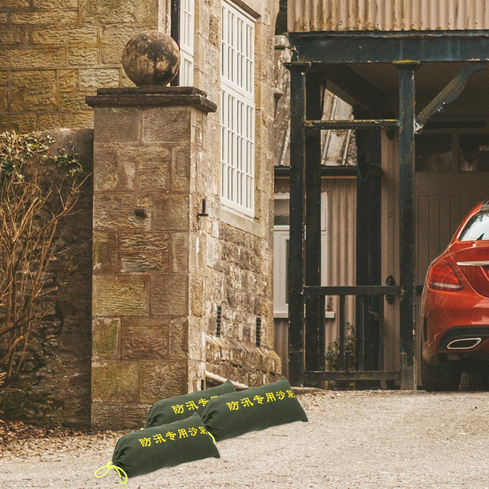 

3 прочных брезентовых мешка с песком для защиты от наводнений: для дверей, гаражей, подвалов, предотвращения затоплений и блокировки воды