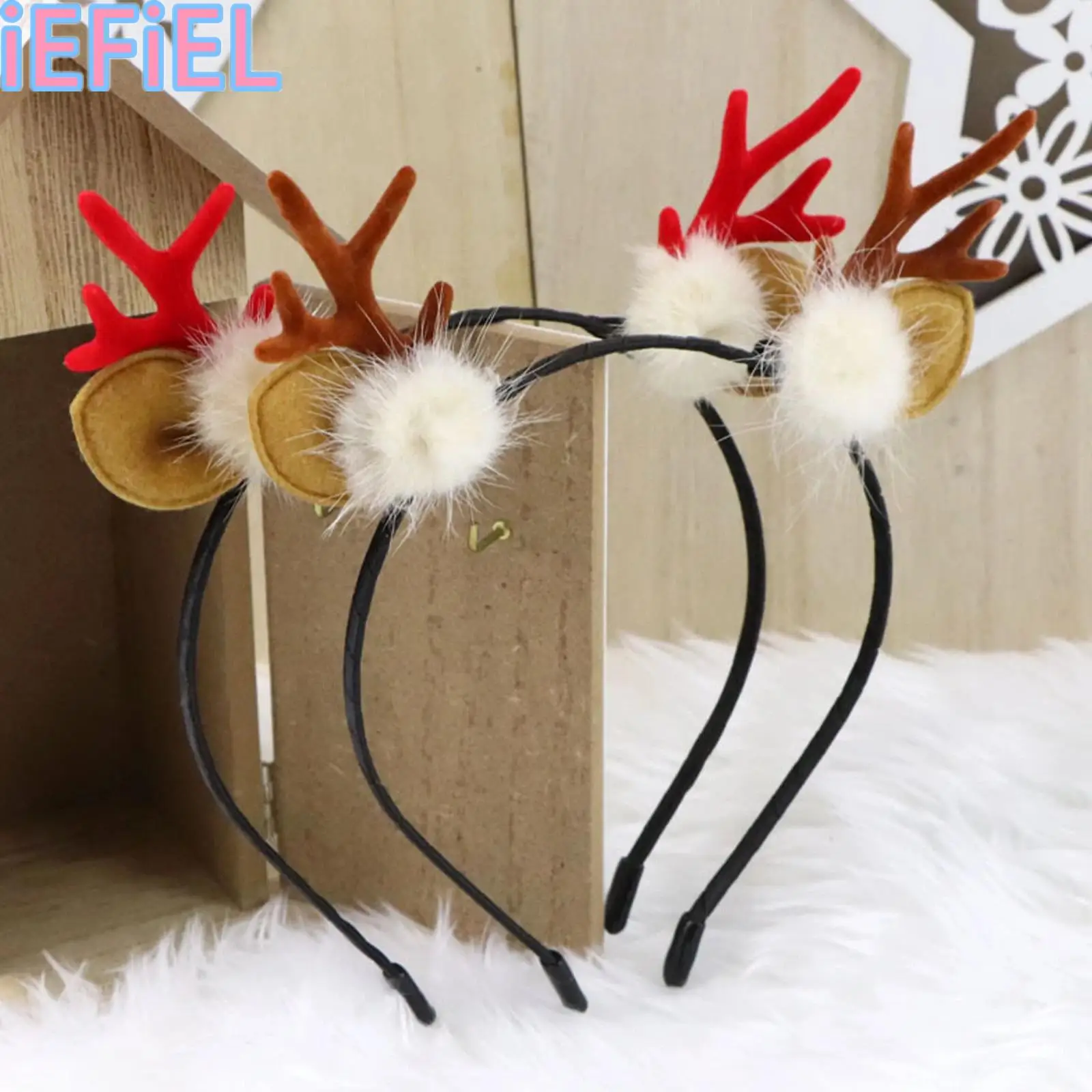 

Cute Hair Accessories Reindeer Antlers Deer Ears Headband for Halloween Parties Deer Antlers Costume
