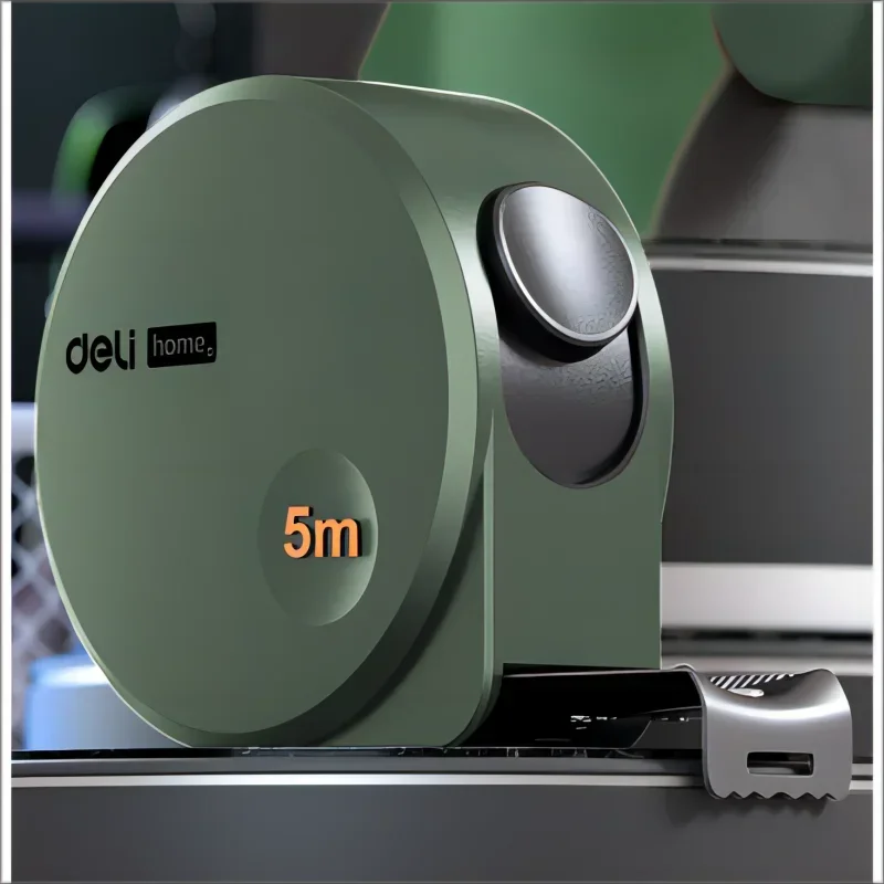 ديلي 5 متر الصلب الشريط التدابير الذاتي قفل لينة المطاط المضادة للانزلاق النجارة المنزلية المحمولة أداة قياس 19 مللي متر أدوات قياس