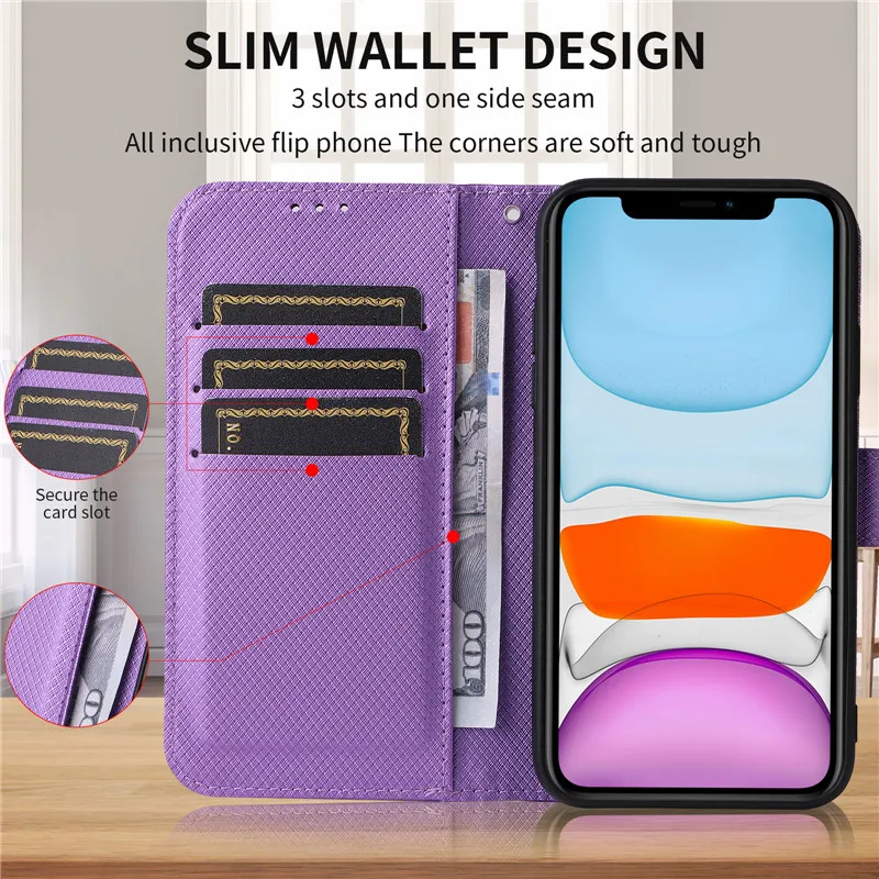 กระเป๋าสตางค์สําหรับ Google Pixel 9A 9 8A 8 7A 7 6A 6 5A 5 4A 4 3A 3 เพชรหนัง 3 การ์ดสายรัดข้อมือหนังสือปกพลิก