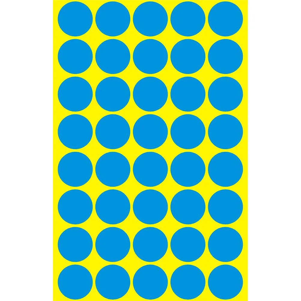 30Sheets Assorted Color Dot Sticker Sheets Removable Adhesive Labels for Classroom Home Office Labeling Containers