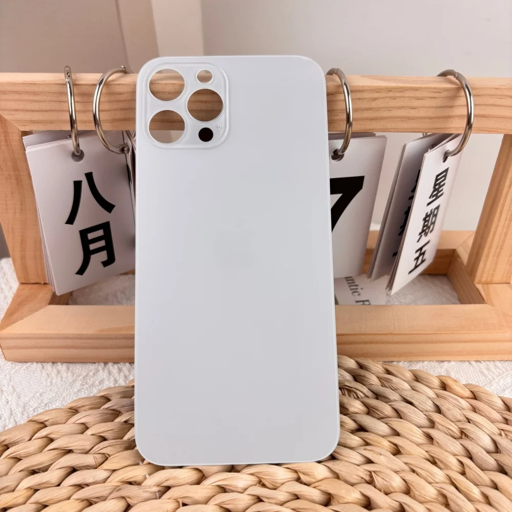 Replacement Back Glass Cover For Apple iPhone 12Pro/ 12 Pro Max Rear Housing Battery Door Case & Camera Lens Cutout Repair Parts image 5