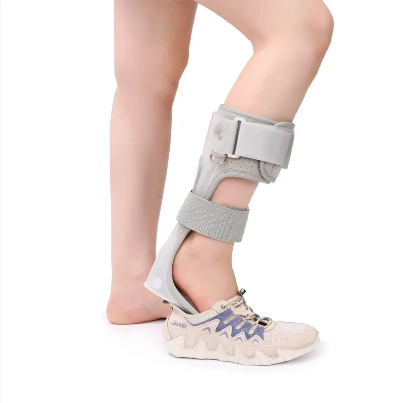 AFO Foot Drop Support Brace-Ankle Foot Orthosis Medical Afo Walking with Shoes for Stroke Hemiplegia