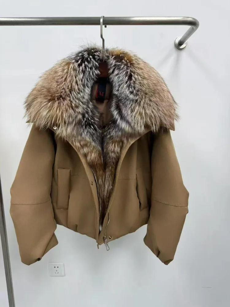 Parka para mujer, abrigos y chaquetas nuevas de primera calidad acolchadas y ligeras, chaqueta exterior de lujo para mujer, ropa de mujer tendencia 2025