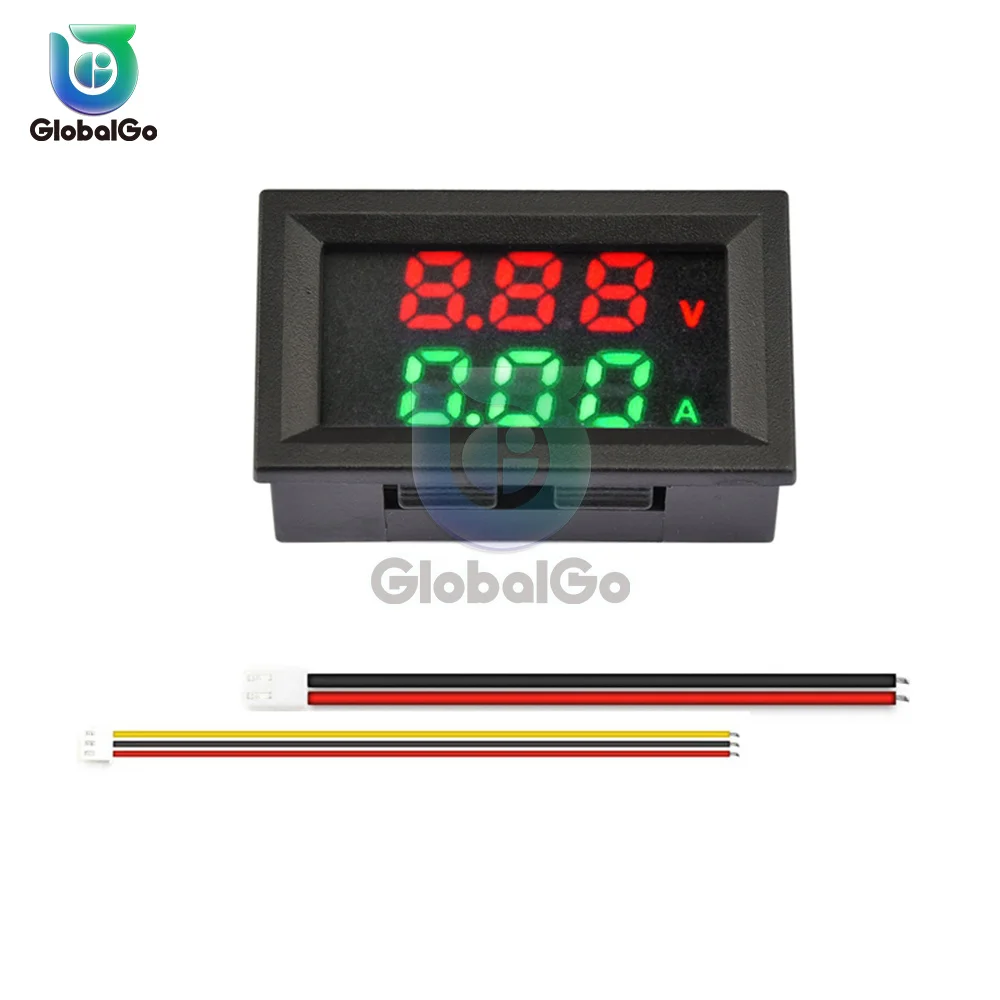 10A 50A 100A Electronic Digital Voltmeter Ammeter DC 4-30V LED Display Voltage Regulator Volt Current Power Meter Tester M430