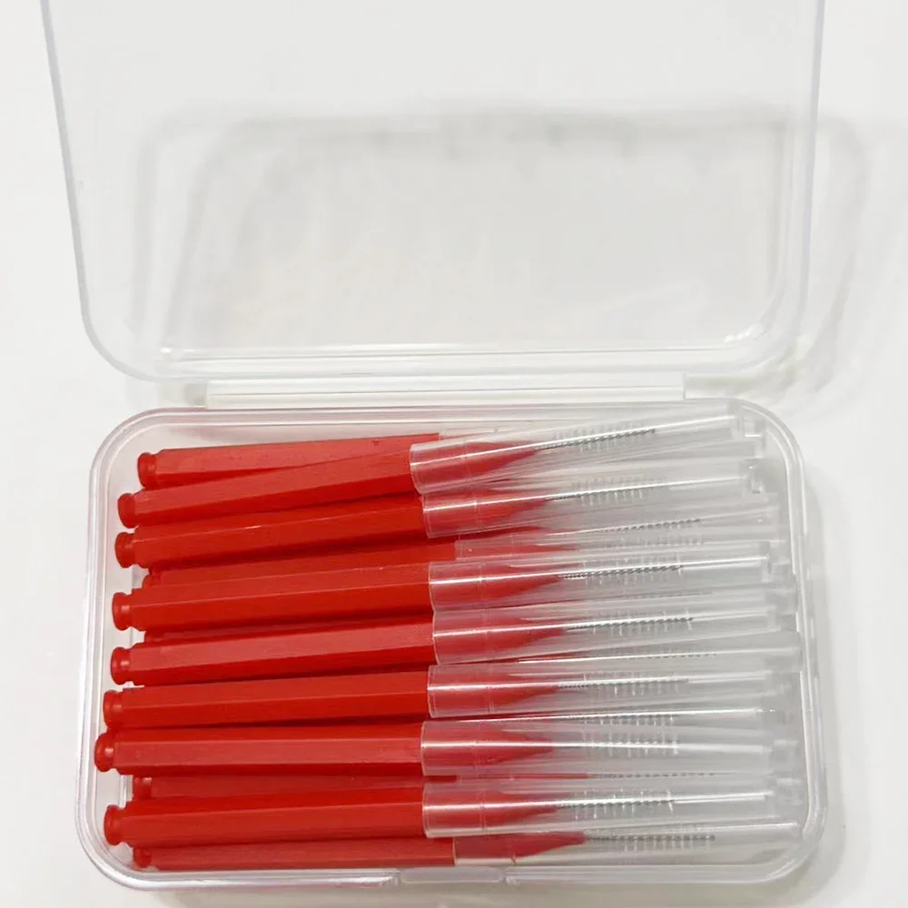 30pcs Interdentale Borstels Tandheelkundige Borstel Tanden Voor Tandheelkundige Orthodontische Schoon Tanden Schoonmaken Gereedschap Zachte Borstels