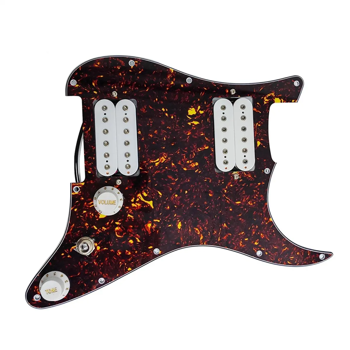 

Для гитарной катушки, комплект предварительно подключенных бесшумных переключателей для панели звукоснимателей для электрогитары SQ [AA74-AAA]