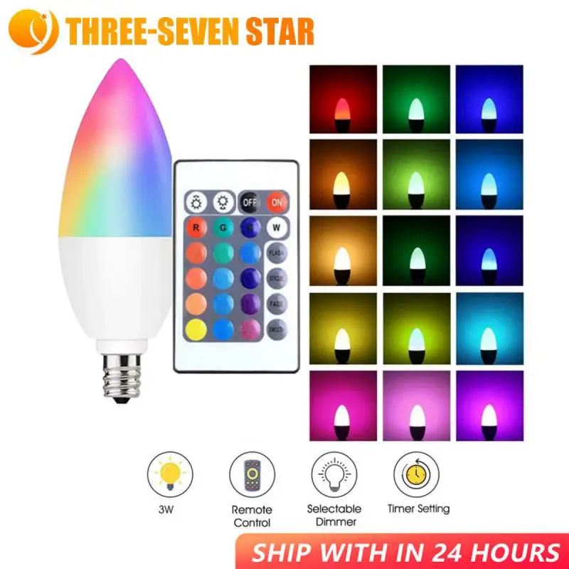 Tuya WiFi E14 E122 B22 Smart Remote Dimmable Bulb RGB 85-265V LED Light Smart Life Indoor Neon Sign RGB Light Bulbs Home Light