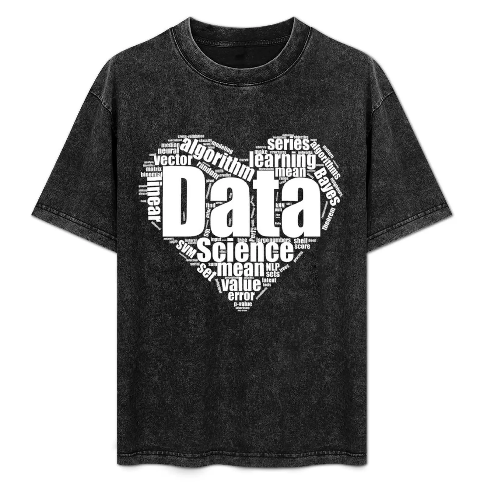 

Data Science Love T-Shirt quick drying vintage clothes men t shirts