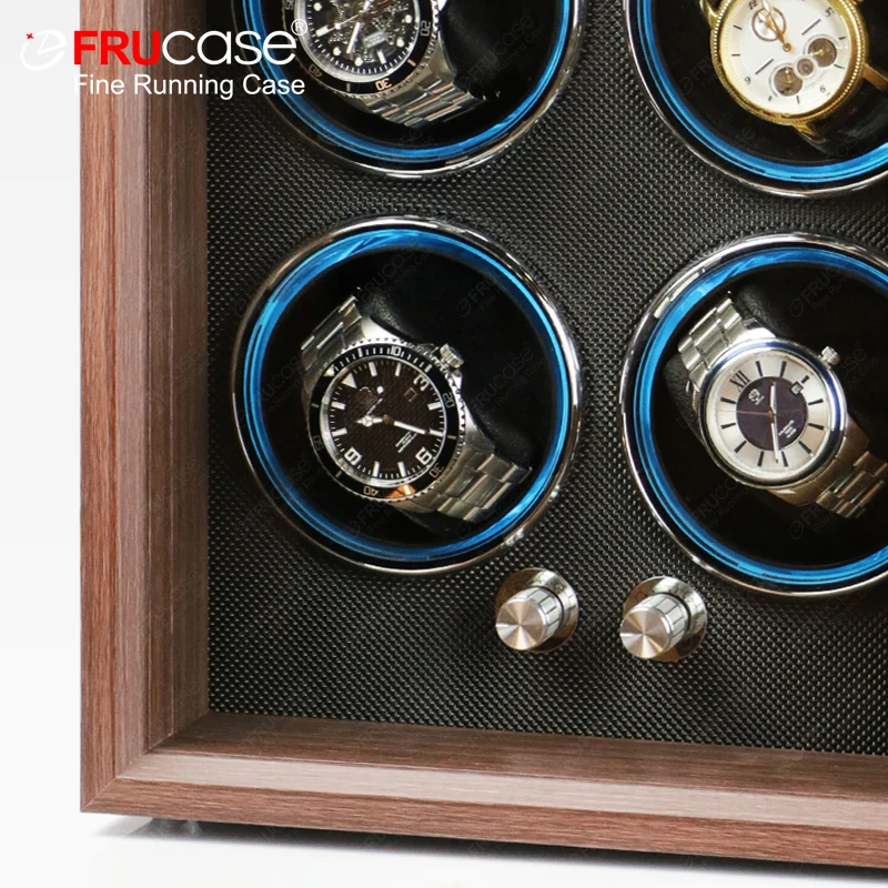 FRUCASE Watch Winder for Automatic Watches Watches Box Jewelry Watch Display Collector Storage With LED