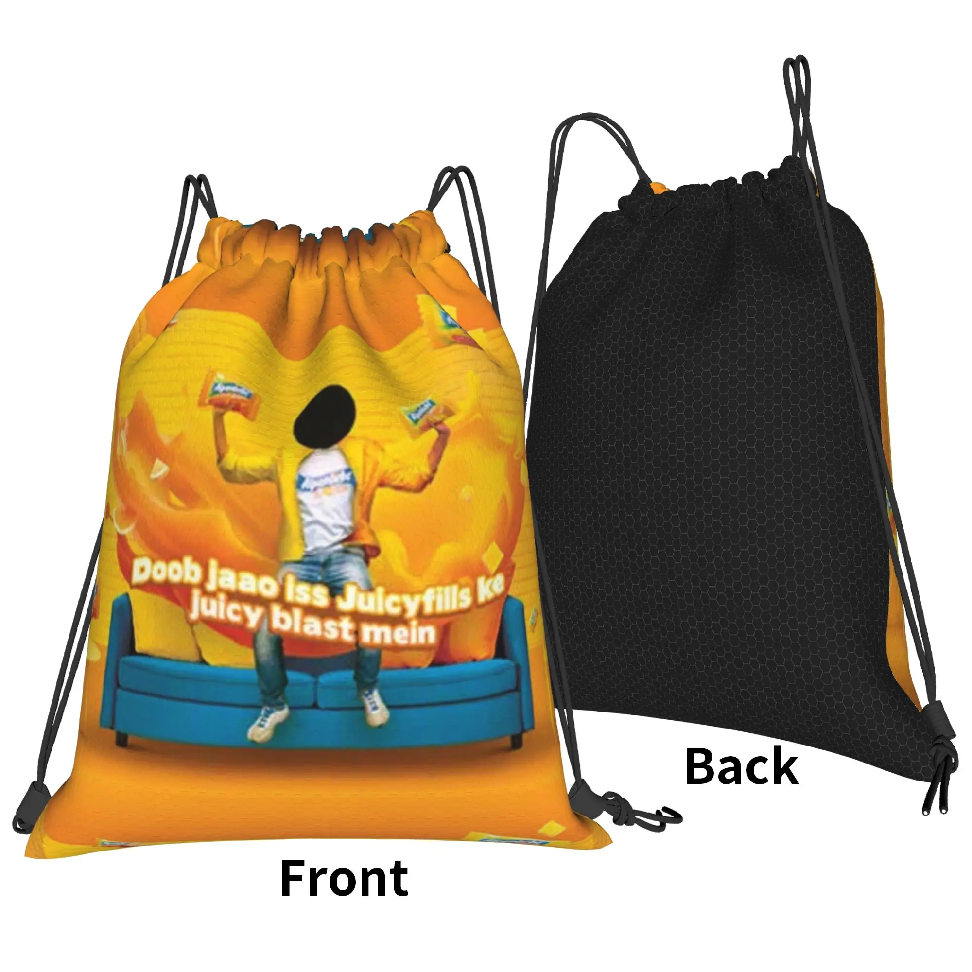 A-Alpenliebee Neon Stadium Lights Night Game Portable Hiking Riding Gym Drawstring Storage Sporty Backpacks
