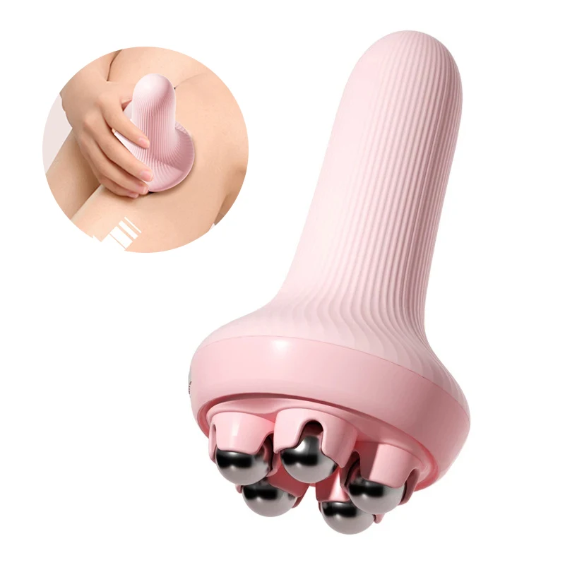 

Multi-function Hand-held Massage Ball Roller Massager Relaxes Tendons Relaxes Abdomen Rubs Belly Slender Waist Meridian Brush