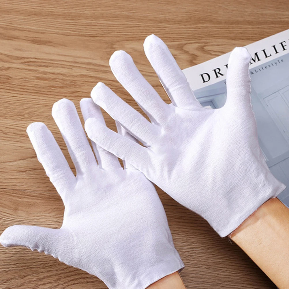 

Thickened Cotton Gloves Protective Working Labour Safety Durable Lightweight Gardening Anti-Cut for Knives Slicers