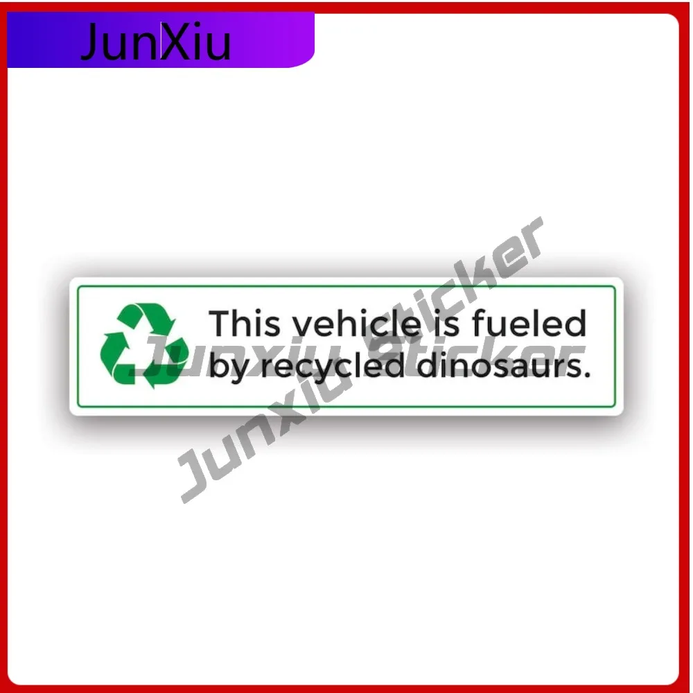 

This Vehicle Is Fueled By Recycled Cute Laptop Waterproof Vinyl Decal For Campers High Quality Unique Decor High Quality Decor