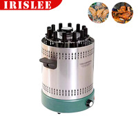 Electric Bbq Kebab Grill Machine Automatic Rotating Barbecue Snack Smokeless Rotisserie Diy Roast Lamb Skewers