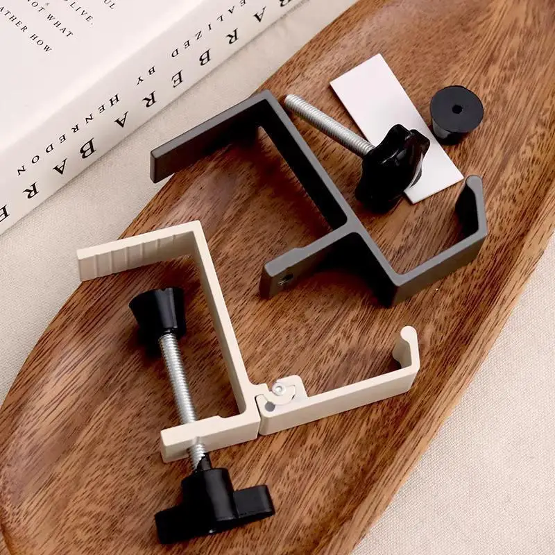 Multifunctional Punch Free Removable Desk Hook Table Side Hanger for Student Bag School Office Dorm Portable Storage