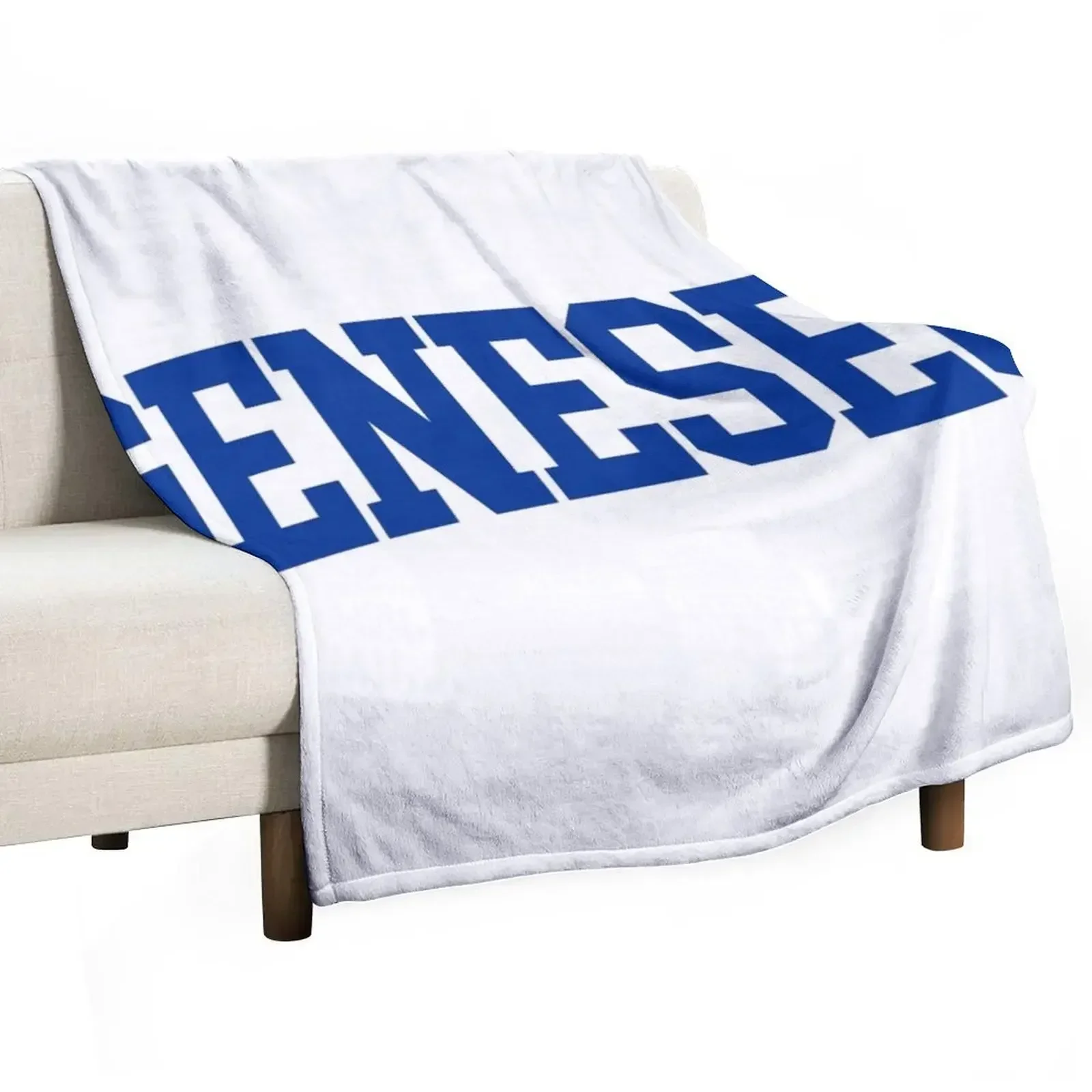 geneseo - college font curved Throw Blanket Winter beds Thins Blankets