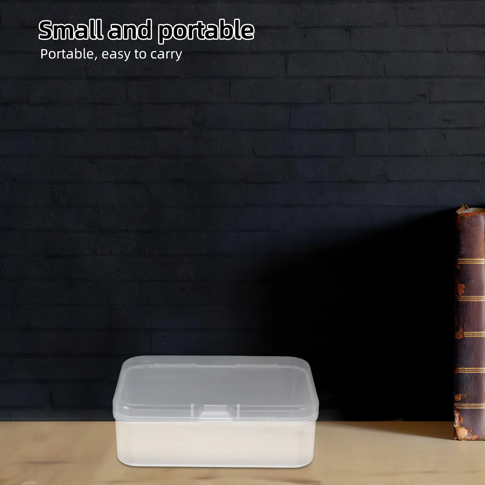 

Набор из 6 прозрачных пластиковых коробок для хранения карт: мини-органайзеры прямоугольной формы для игровых карт, визиток и мелких предметов