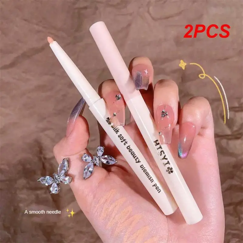 2PCS Concealer Not Easy To Remove Makeup Cosmetics Contour Makeup Tool Beauty And Health Facial Makeup