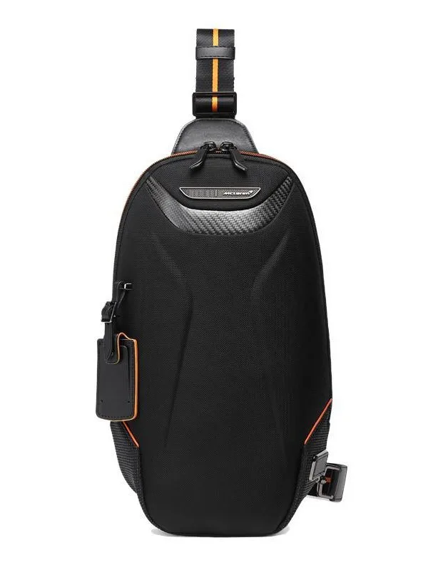 New Men's Business Chest Bag, Genuine Leather Casual & Fashionable Shoulder Crossbody Bag, Model 373005