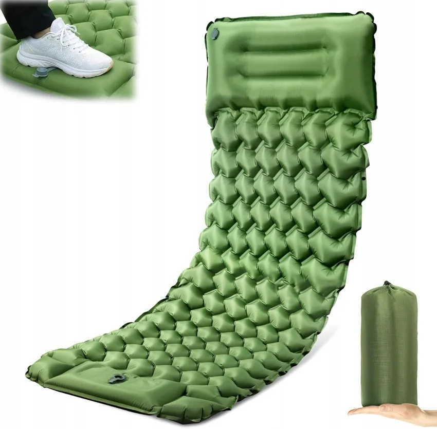 193x68x8cm Selbstaufblasbare Campingmatte Outdoor-Reise-Luftmatratze