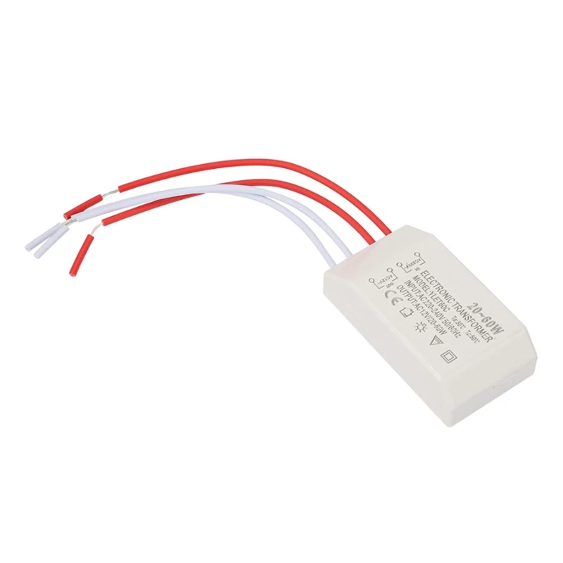 

220V to 12V Electronic 220V To 12V 20-60W Halogen Light LED Driver Power Supply Dimming Dropship