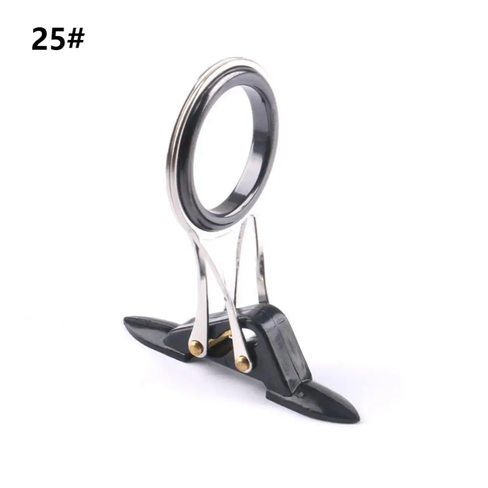 304 Stainless Steel Foldable Rod Eyes for Fishing Enthusiasts Engaging in Rod Restoration Custom Rod Assembly or Field Repairs