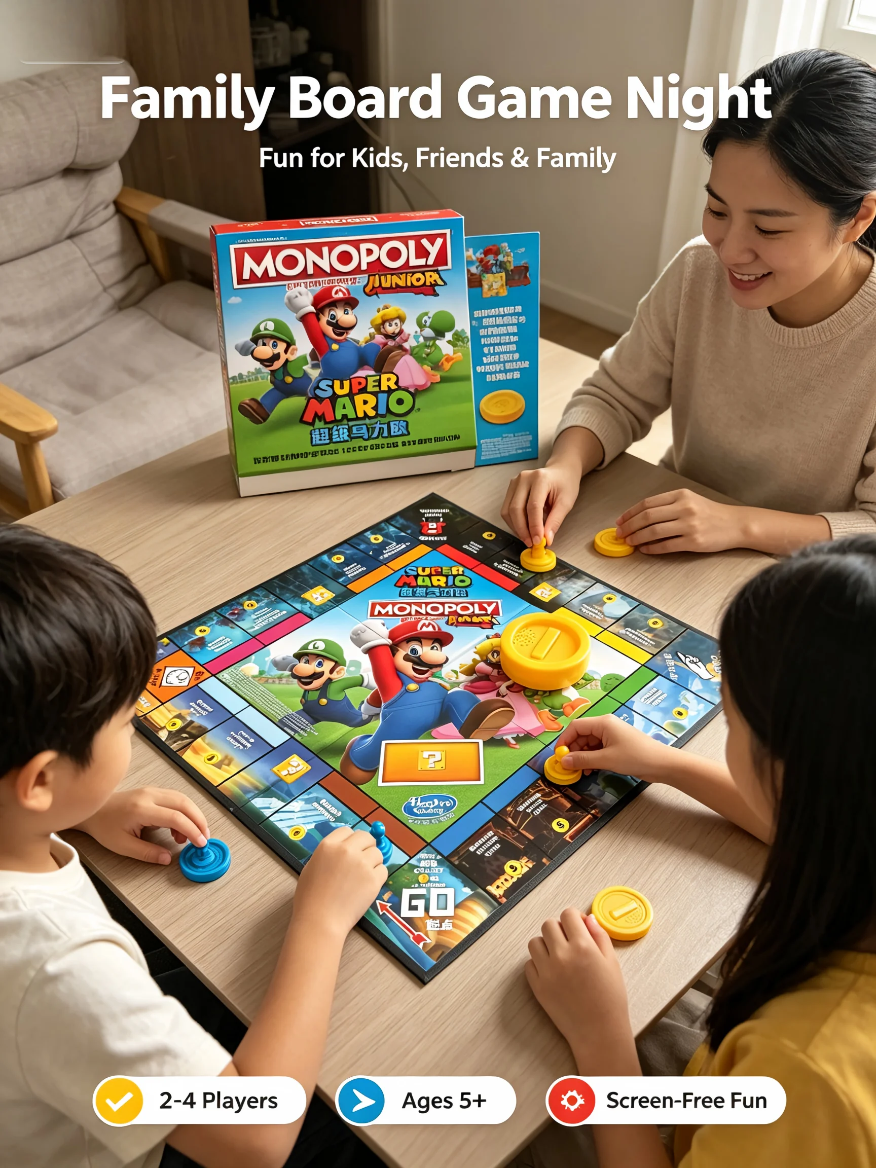 Super Mario Monopoly - Jeu de  - Hasbro Game Monopoly avis et prix