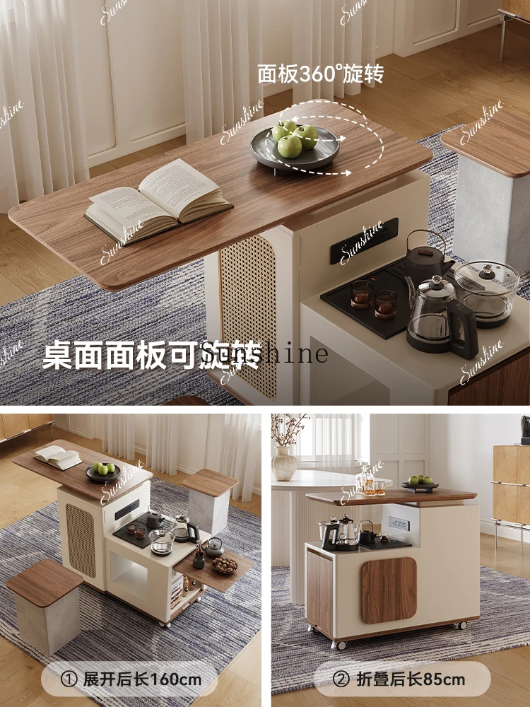 Movable home sofa side several one balcony tea table chair combination FT
