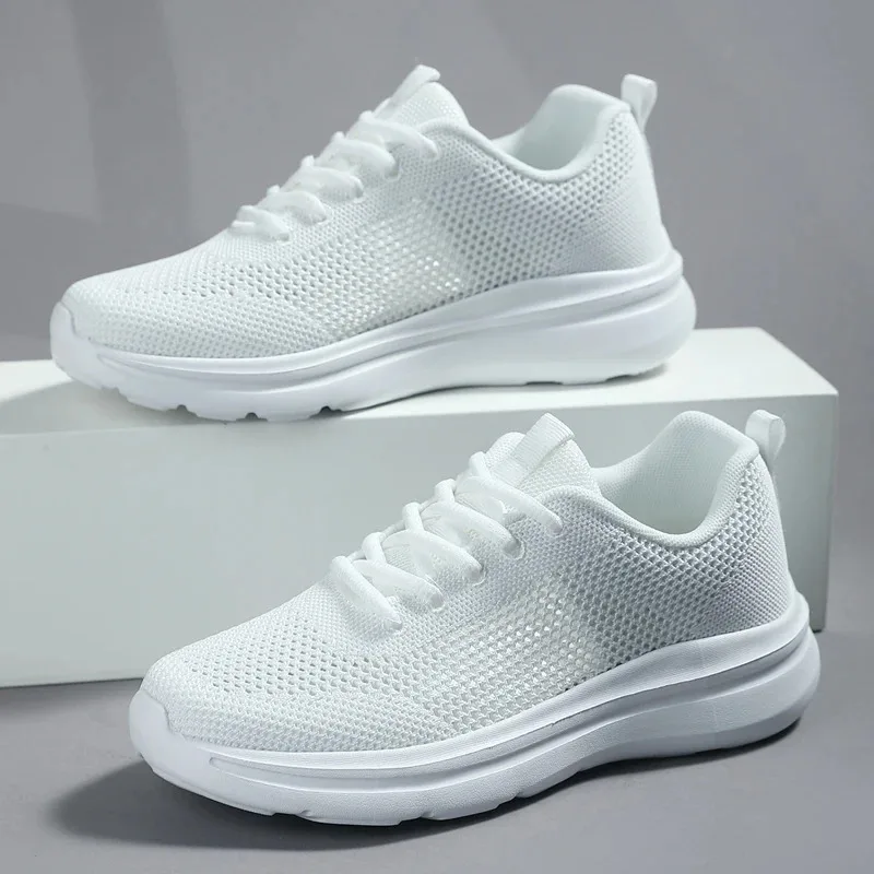 

2025 New Comfort Couple Platform All-Match White Shoes38-43Pu Leather High Quality Casual Running Fashion Sneaker