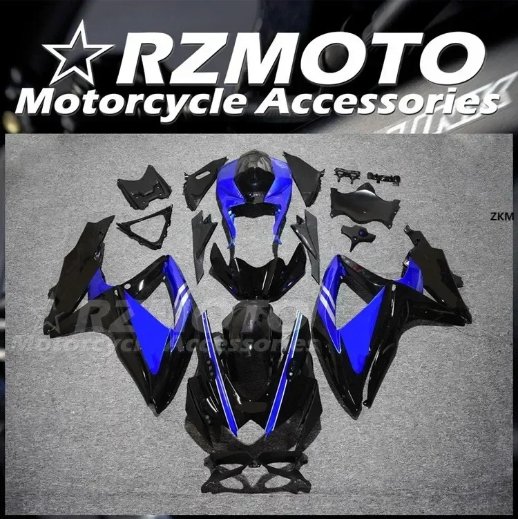 

4Gifts New ABS Whole Fairings Kit Fit For SUZUKI 600 750 K8 2008 2009 2010 08 09 10 Bodywork Set Custom Black Blue