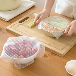 Kitchen Adjustable Silicone Cover Reusable Silicone Cover Bowl Food Packaging Sealing Vacuum Cover Stretch Freshness