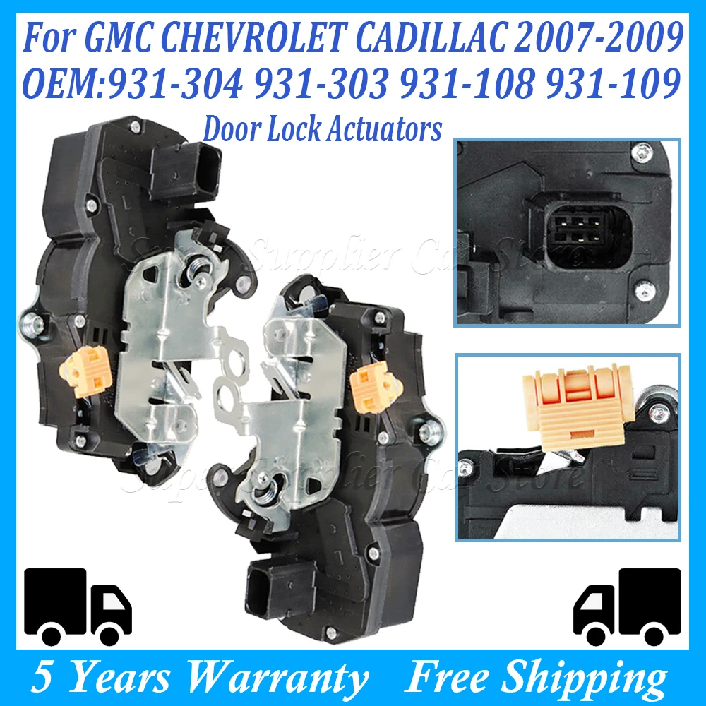 

Door Lock Actuators Rear & Front For CADILLAC 2007-2009 For GMC CHEVROLET Car Accessories 931-304 931-303 931-108 931-109